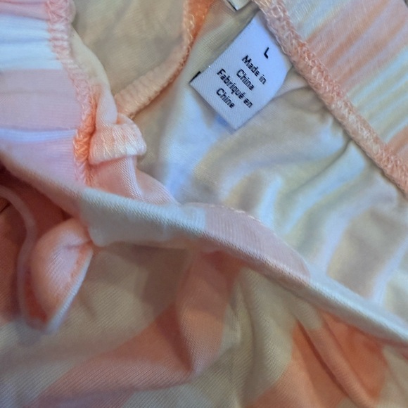 Nordstrom Moonlight Eco Knight Pastel Pink & White Striped Pajama Set NWT - Picture 15 of 16
